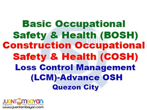bosh and cosh meaning|COSH Training .